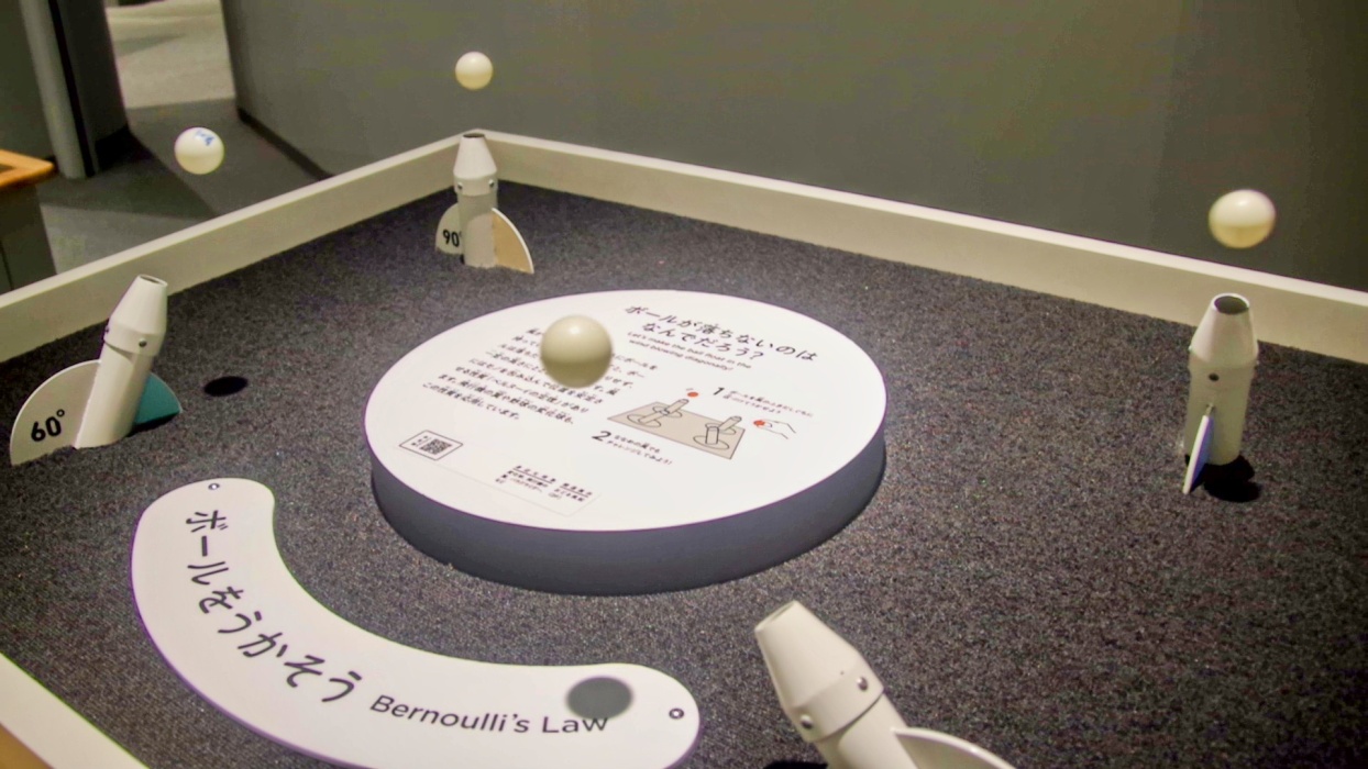 ベルヌーイ効果実験