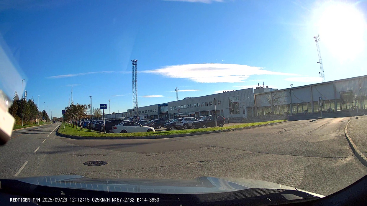 こじんまりとした空港