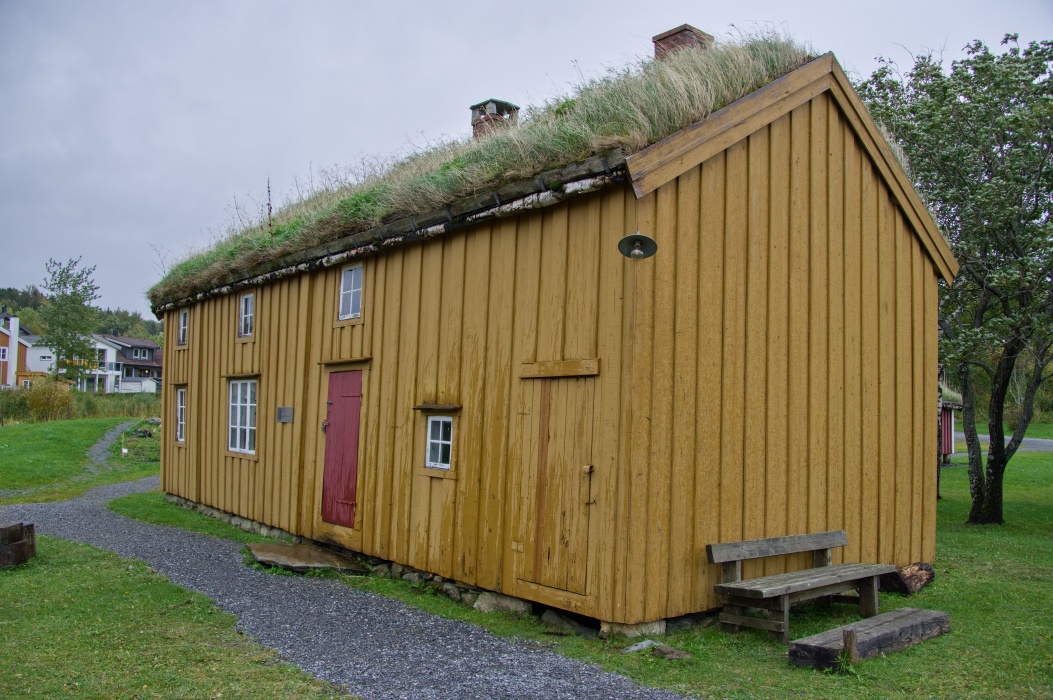 民家を再現した建物