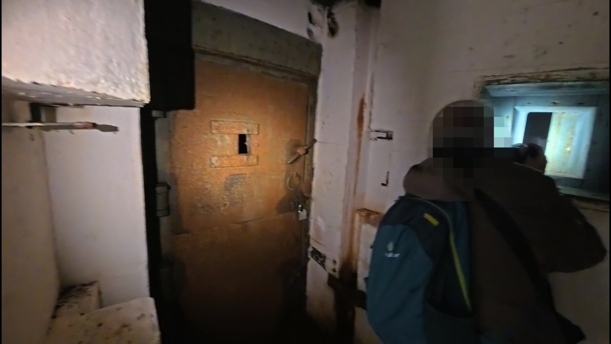 ドイツ軍によるコンクリート製バンカー